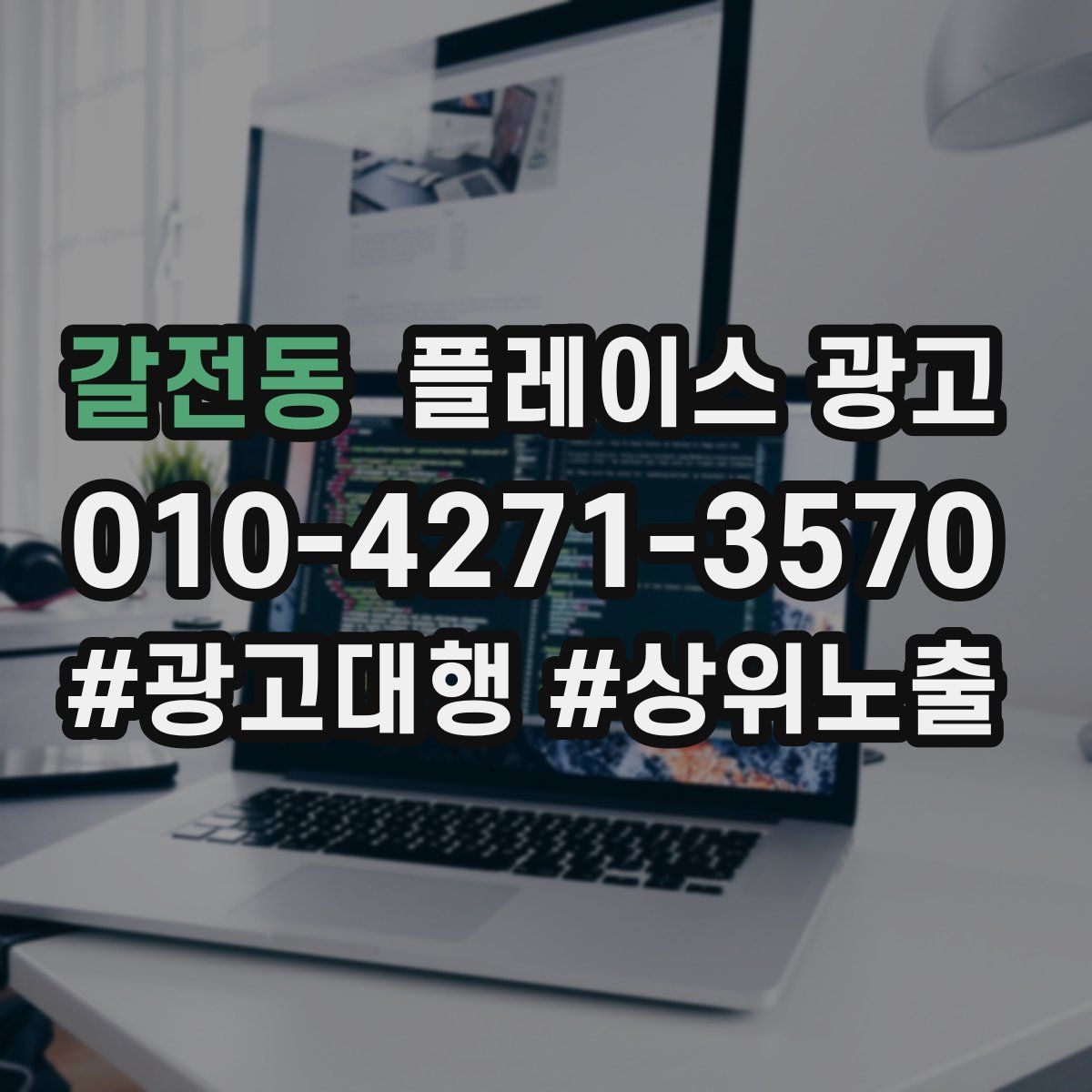 갈전동 플레이스 광고