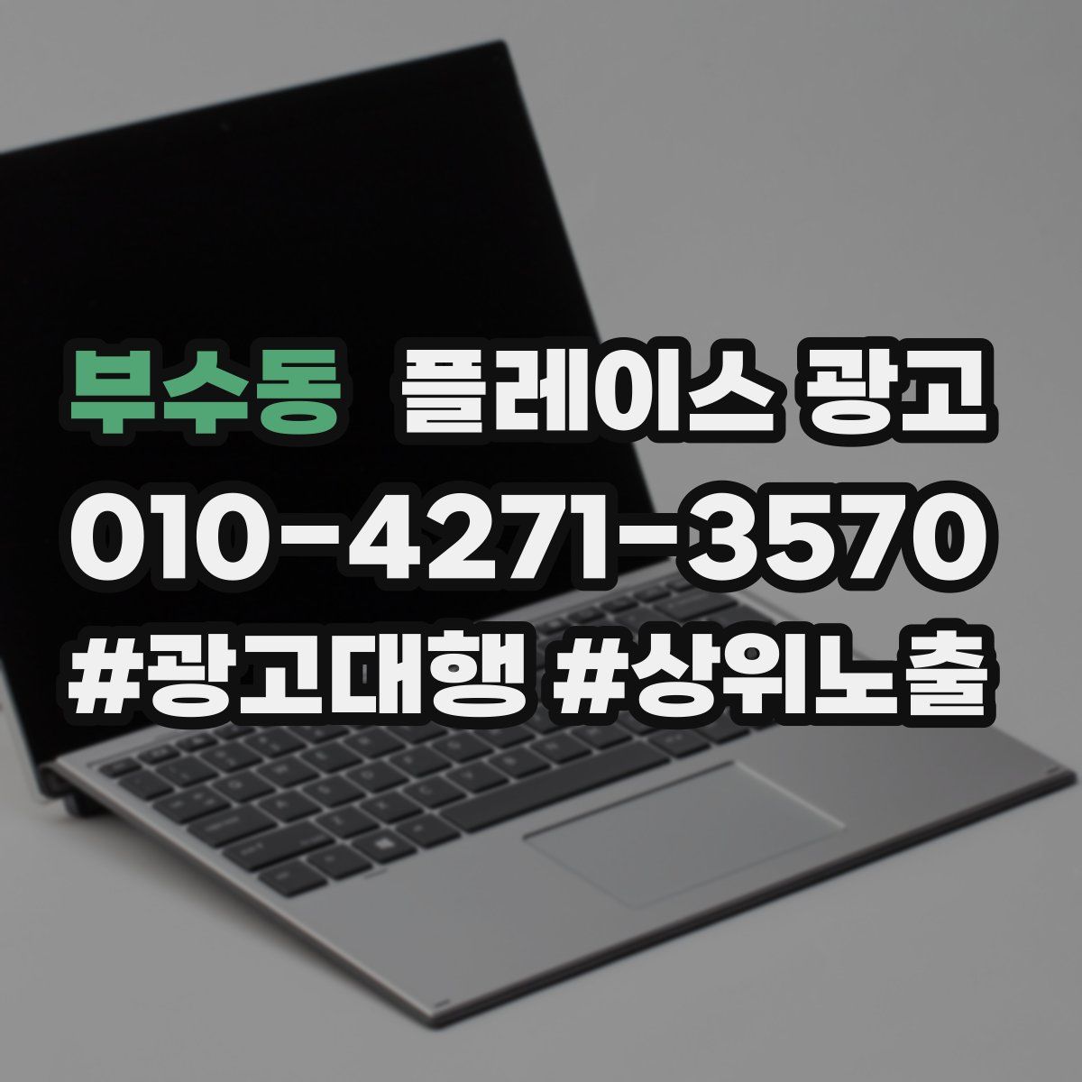 부수동 플레이스 광고