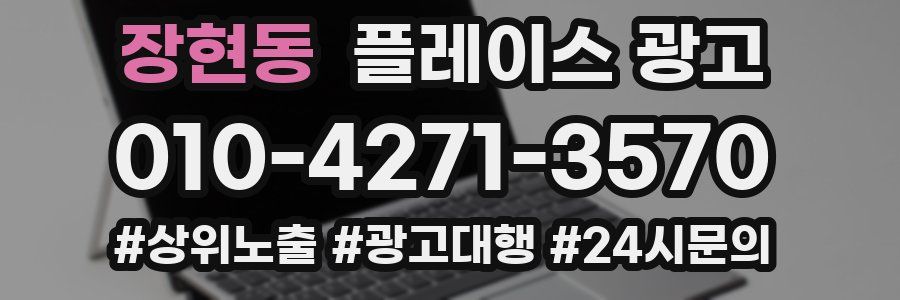 장현동 플레이스 광고