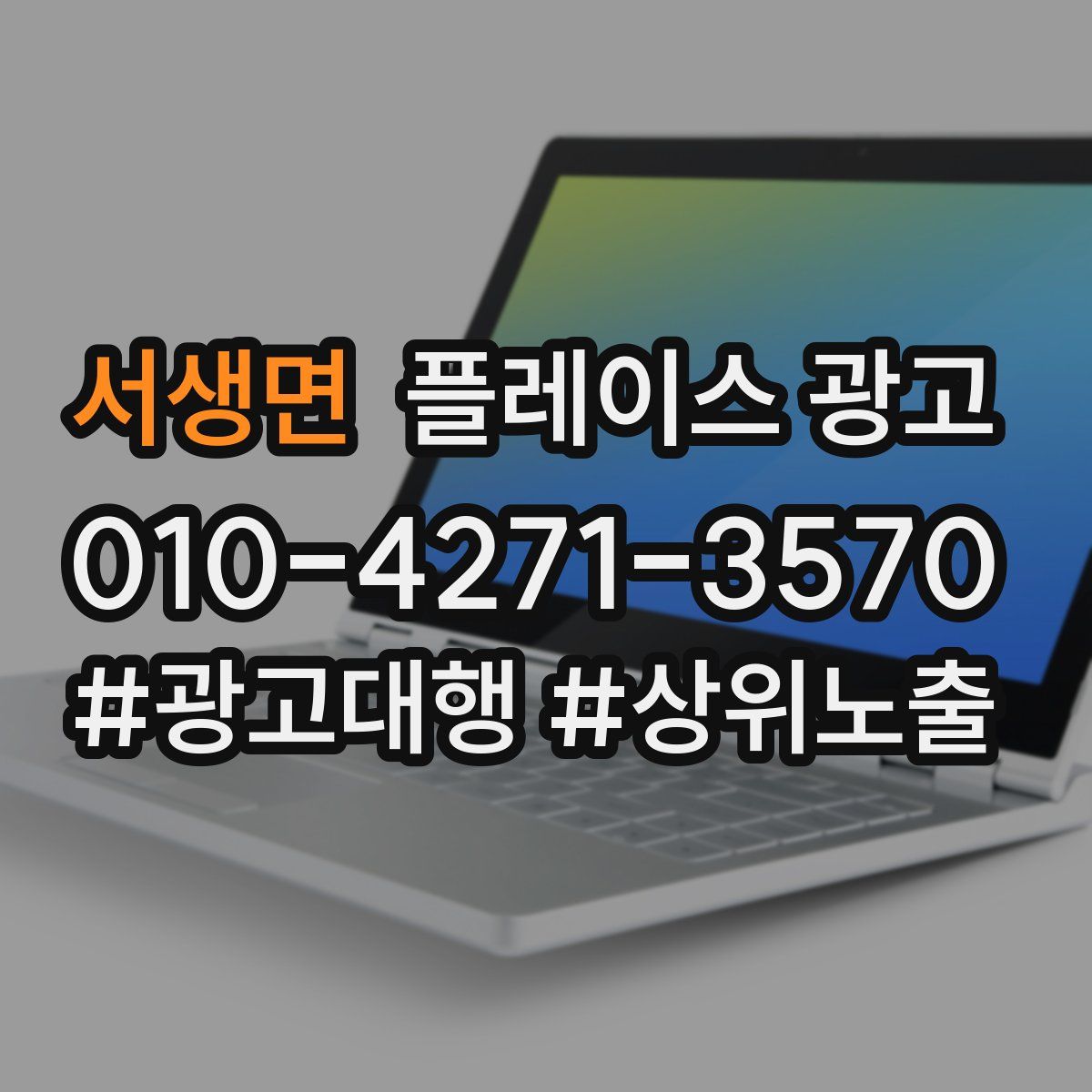 서생면 플레이스 광고