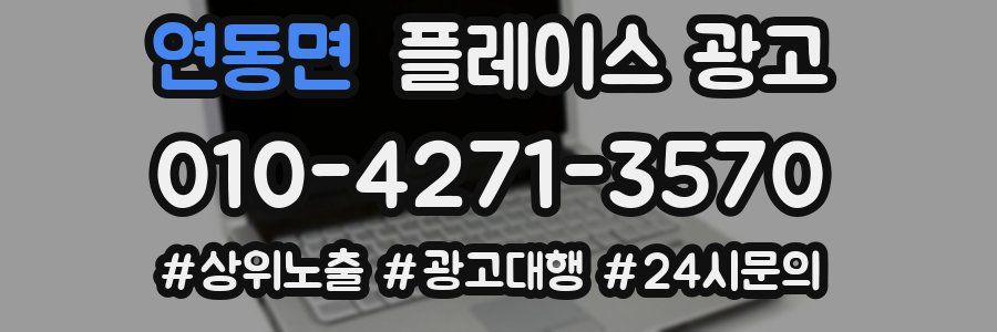 연동면 플레이스 광고
