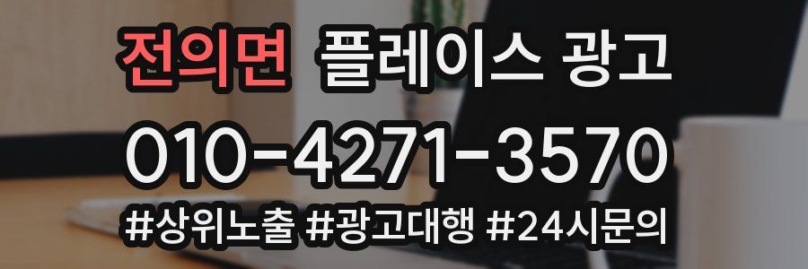 전의면 플레이스 광고