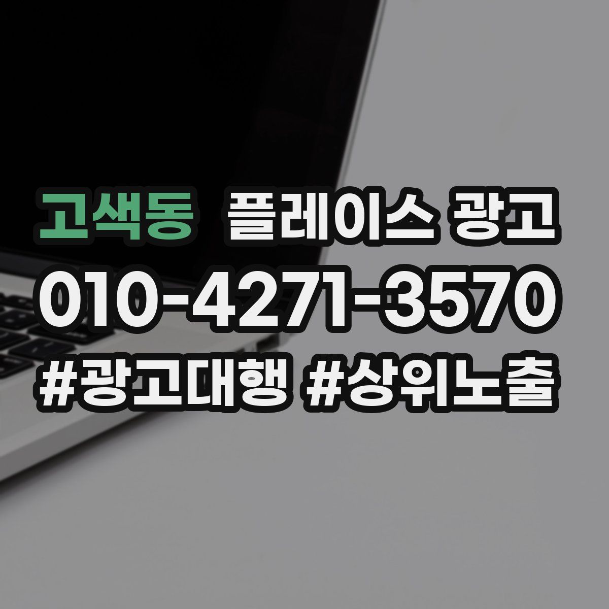 고색동 플레이스 광고