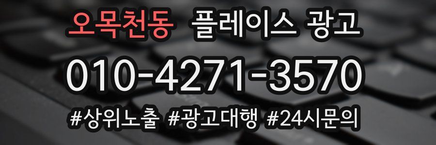 오목천동 플레이스 광고