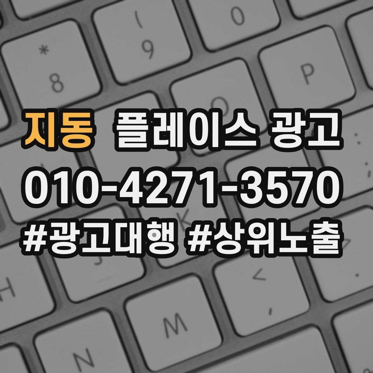 지동 플레이스 광고