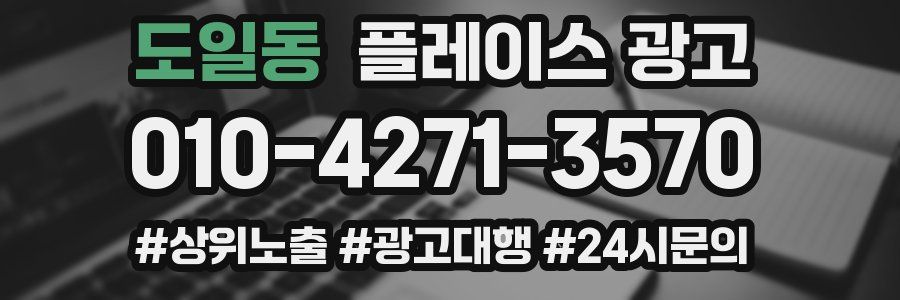 도일동 플레이스 광고