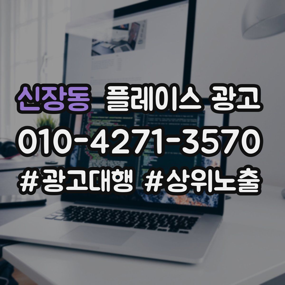 신장동 플레이스 광고