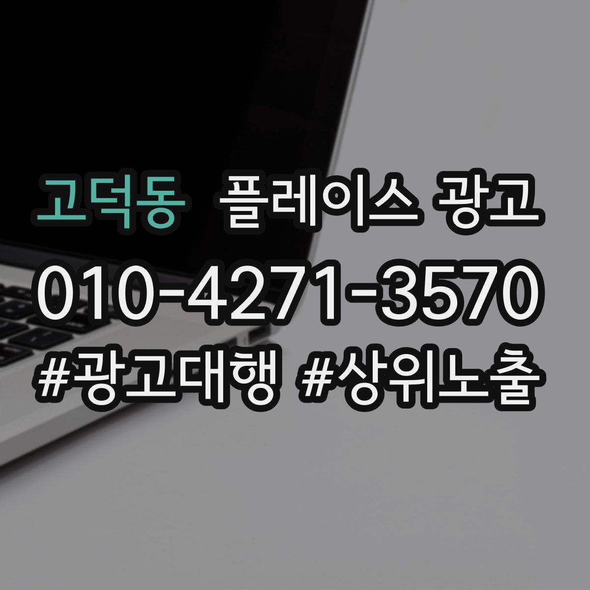 고덕동 플레이스 광고