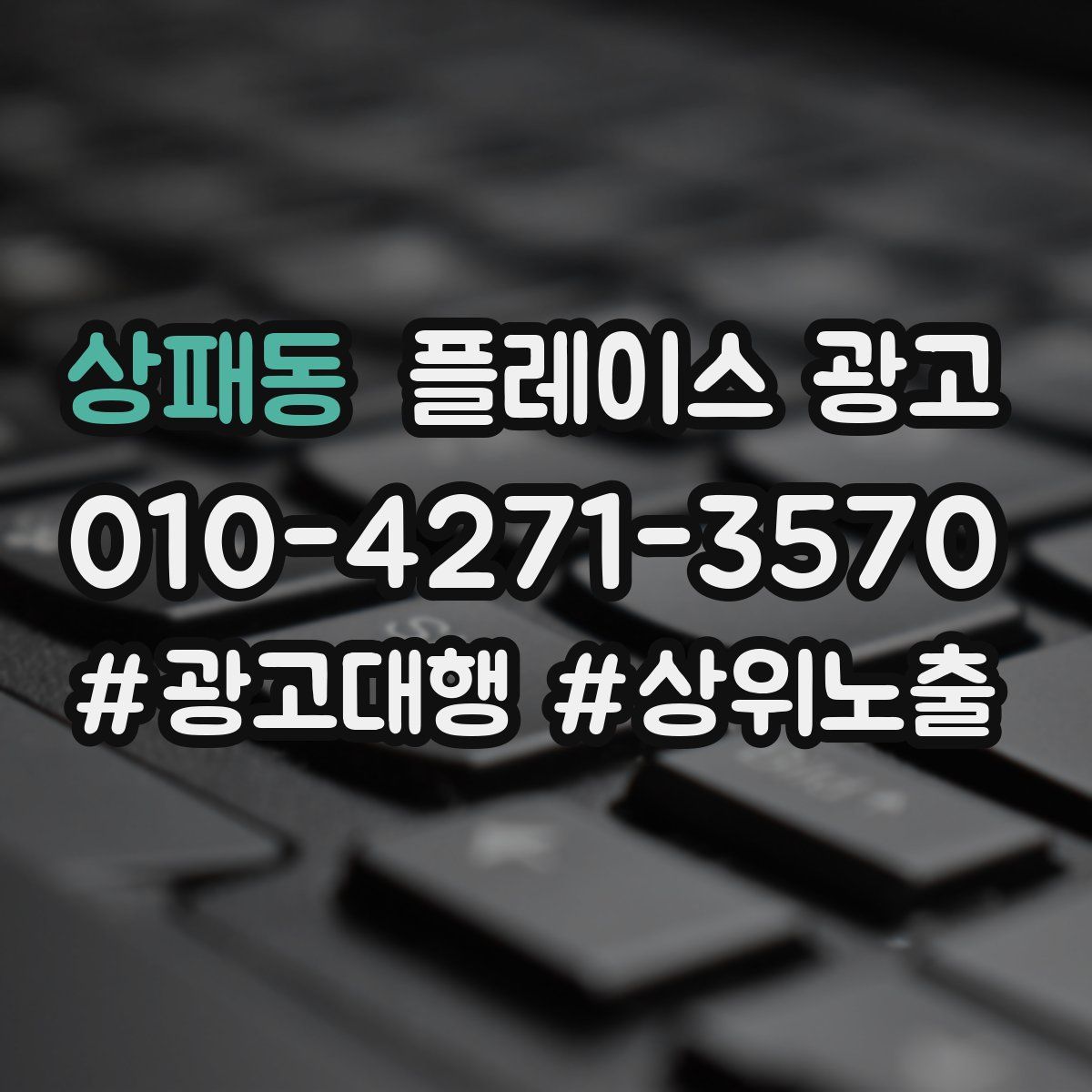 상패동 플레이스 광고