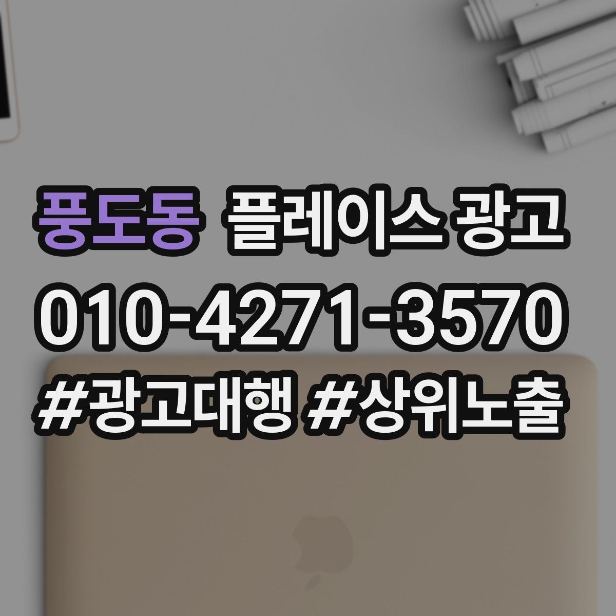 풍도동 플레이스 광고