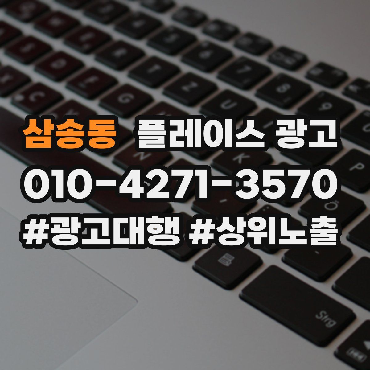 삼송동 플레이스 광고