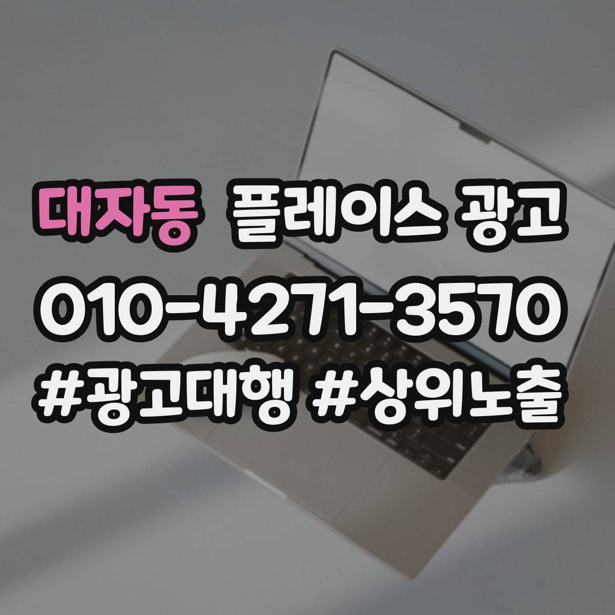 대자동 플레이스 광고