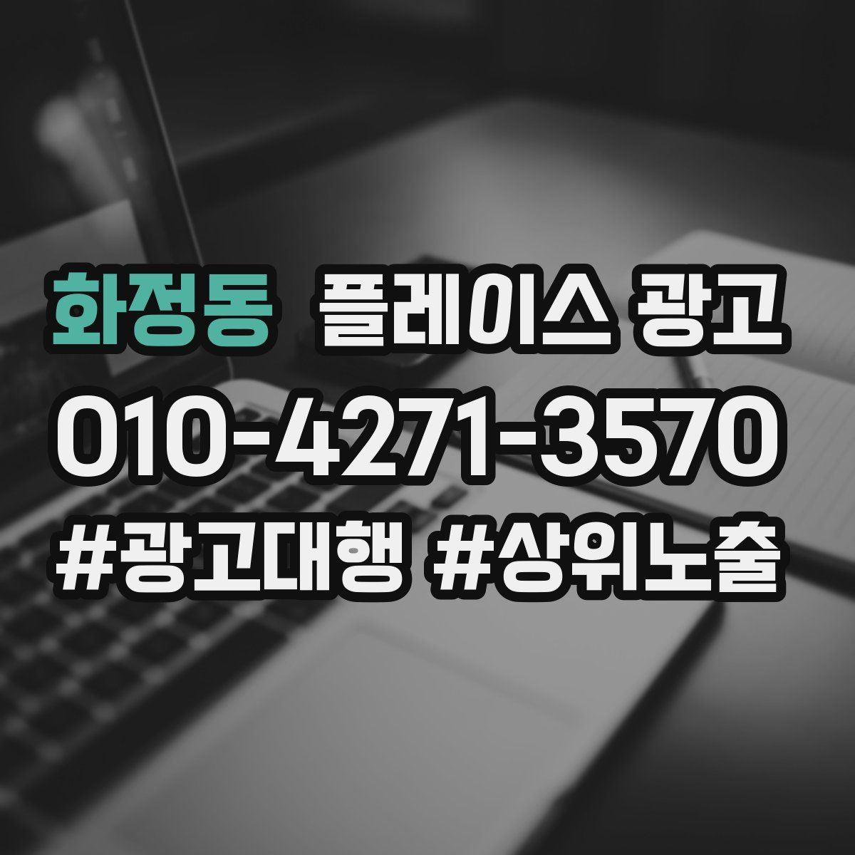 화정동 플레이스 광고