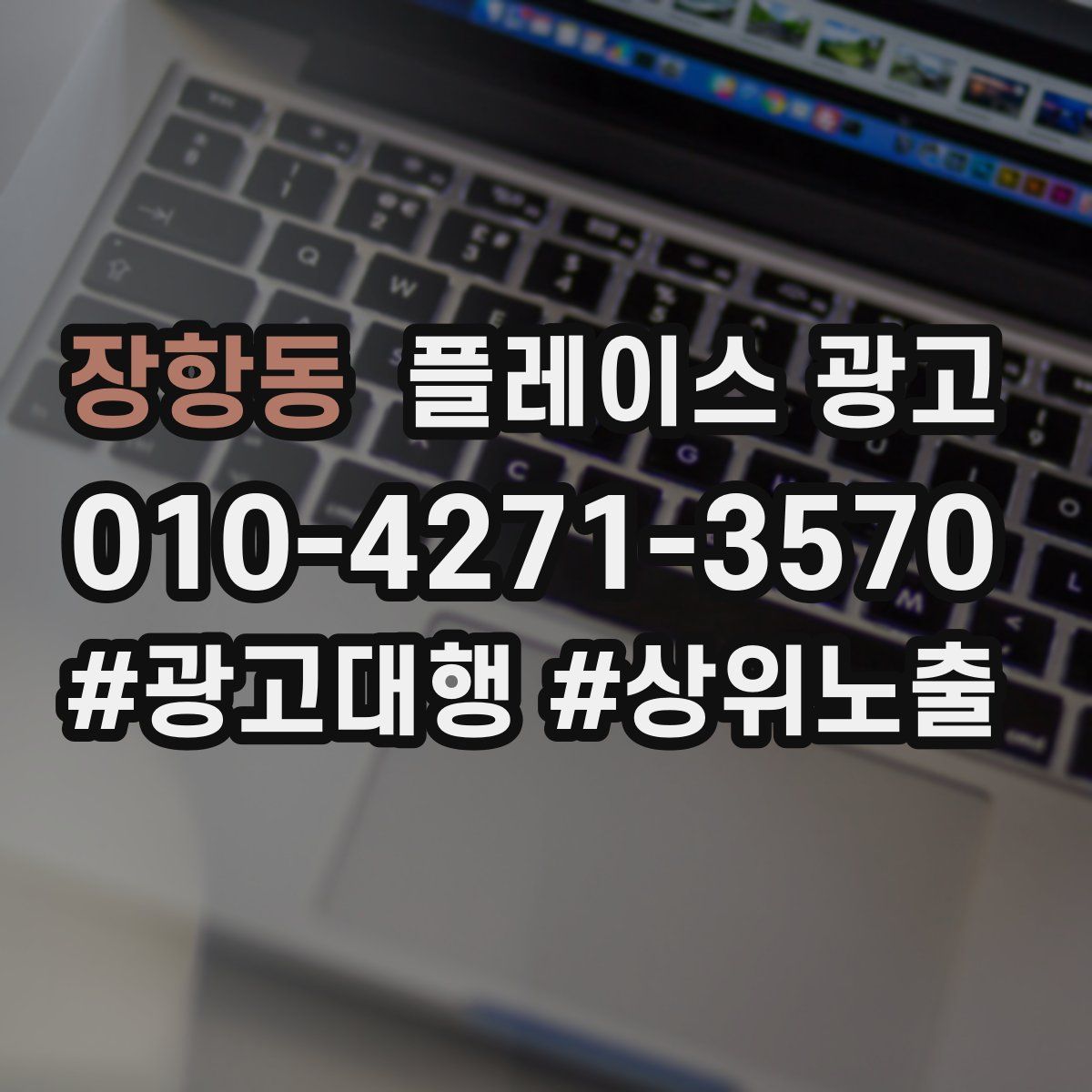 장항동 플레이스 광고