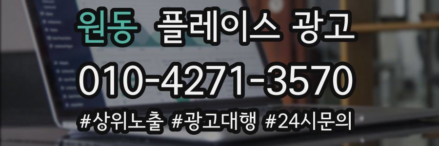 원동 플레이스 광고
