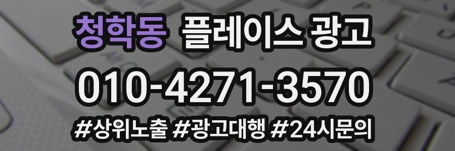 청학동 플레이스 광고