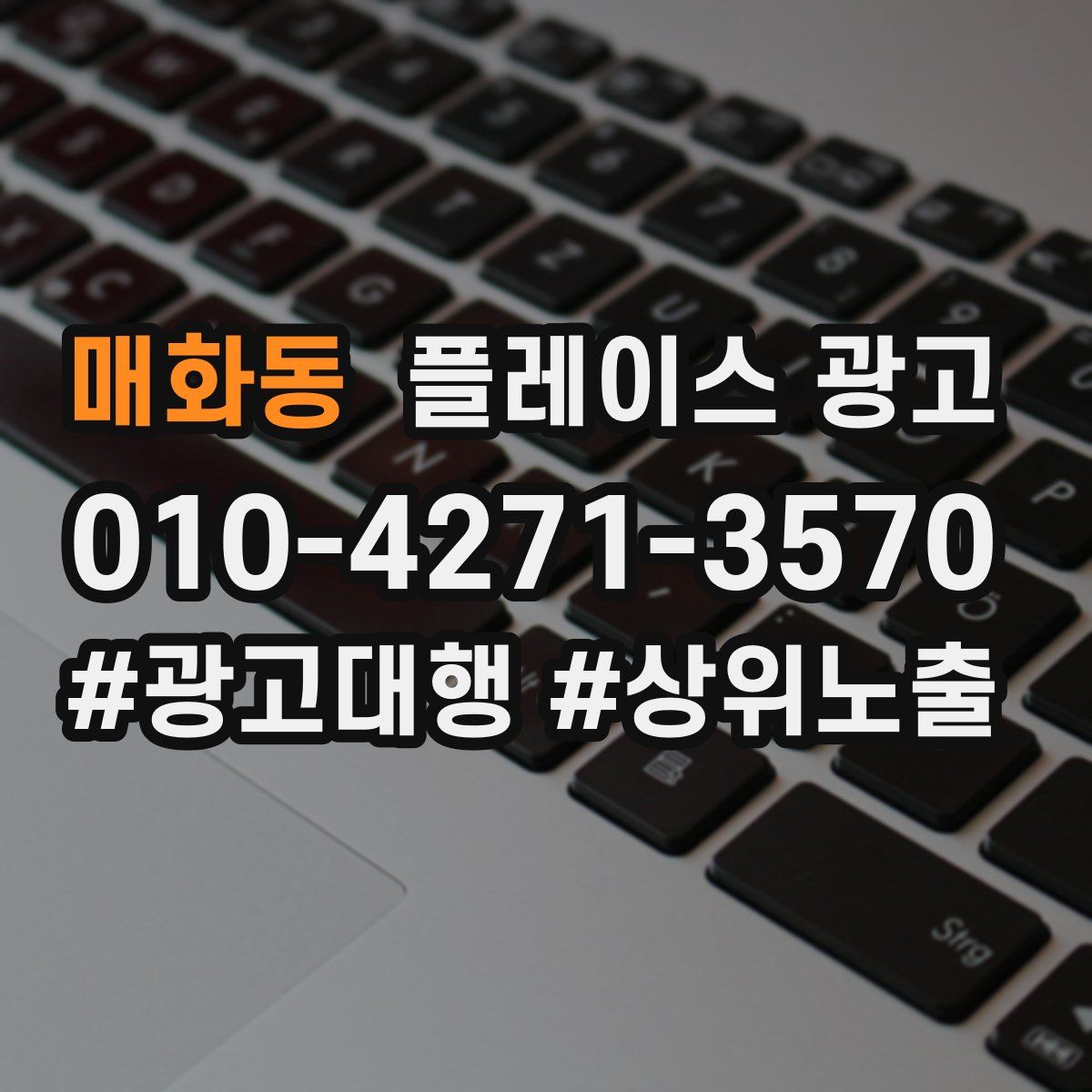 매화동 플레이스 광고