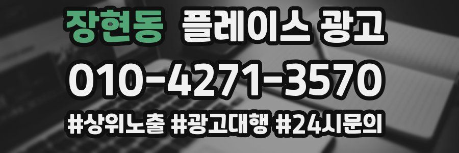 장현동 플레이스 광고