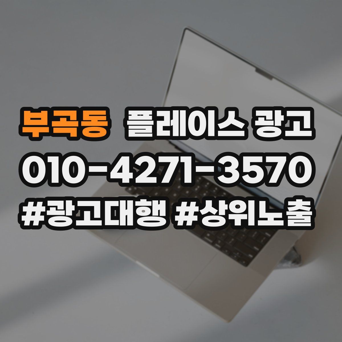 부곡동 플레이스 광고