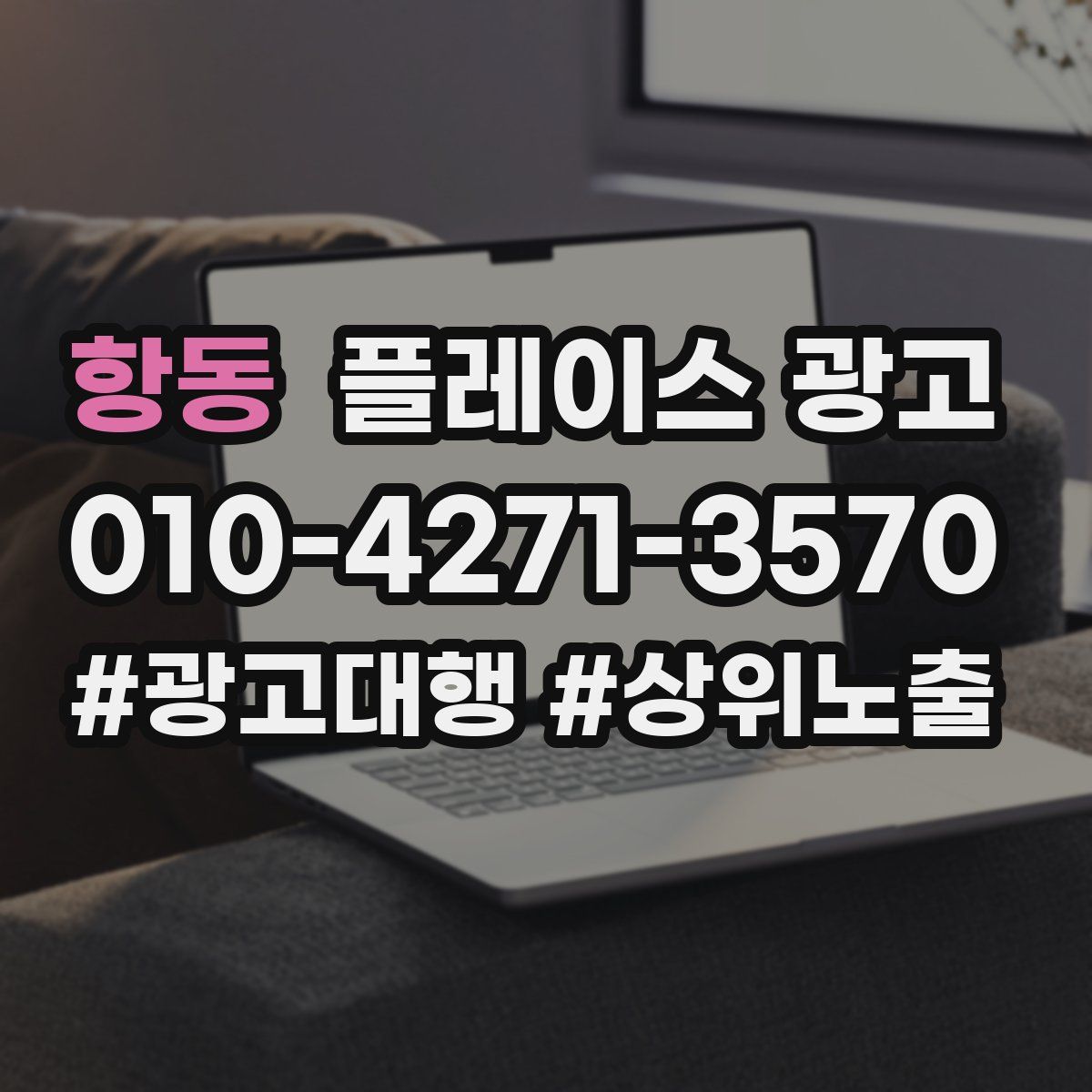 항동 플레이스 광고