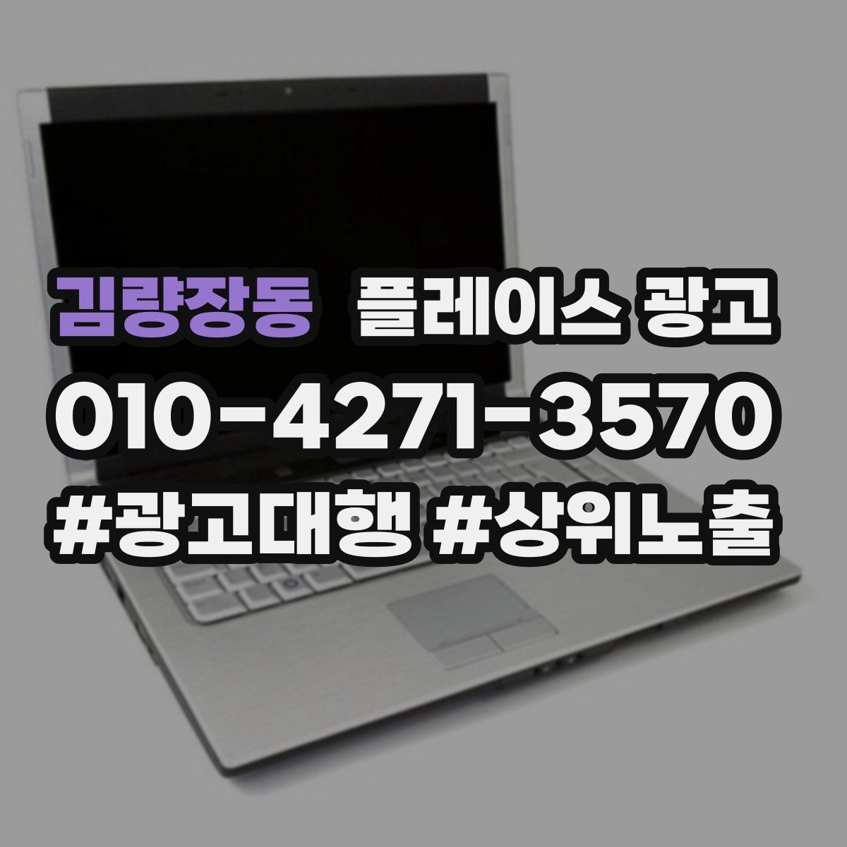 김량장동 플레이스 광고