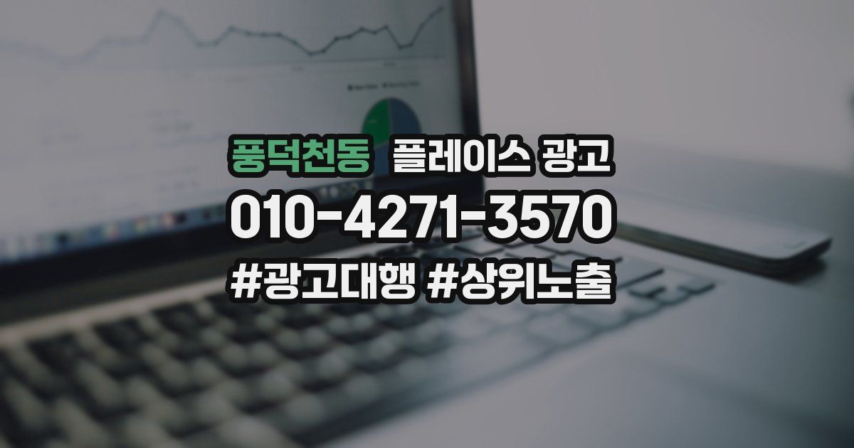 풍덕천동 플레이스 광고