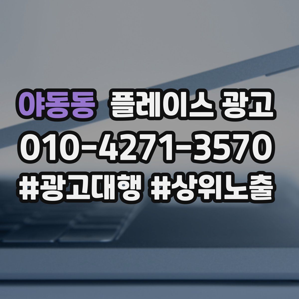 야동동 플레이스 광고