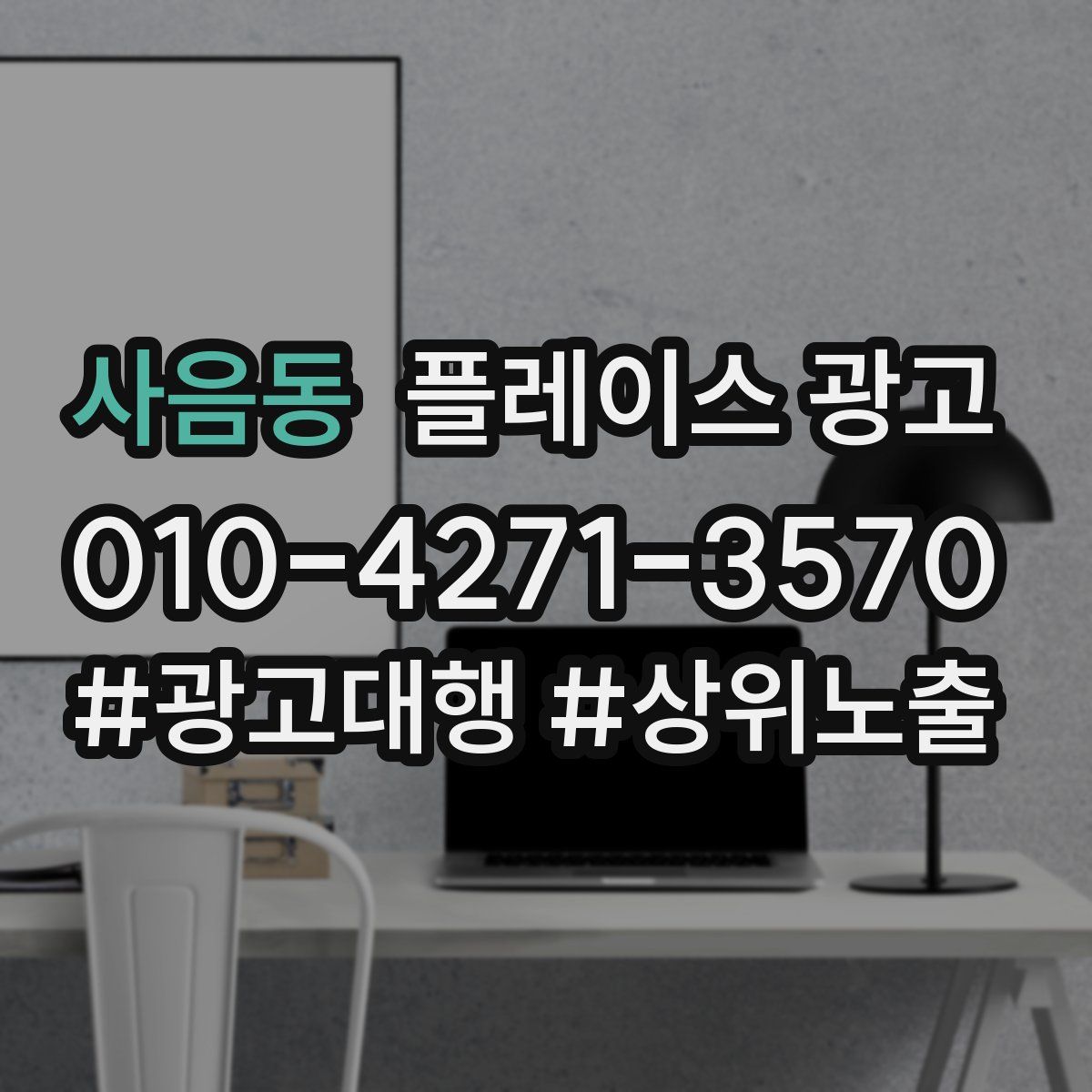 사음동 플레이스 광고