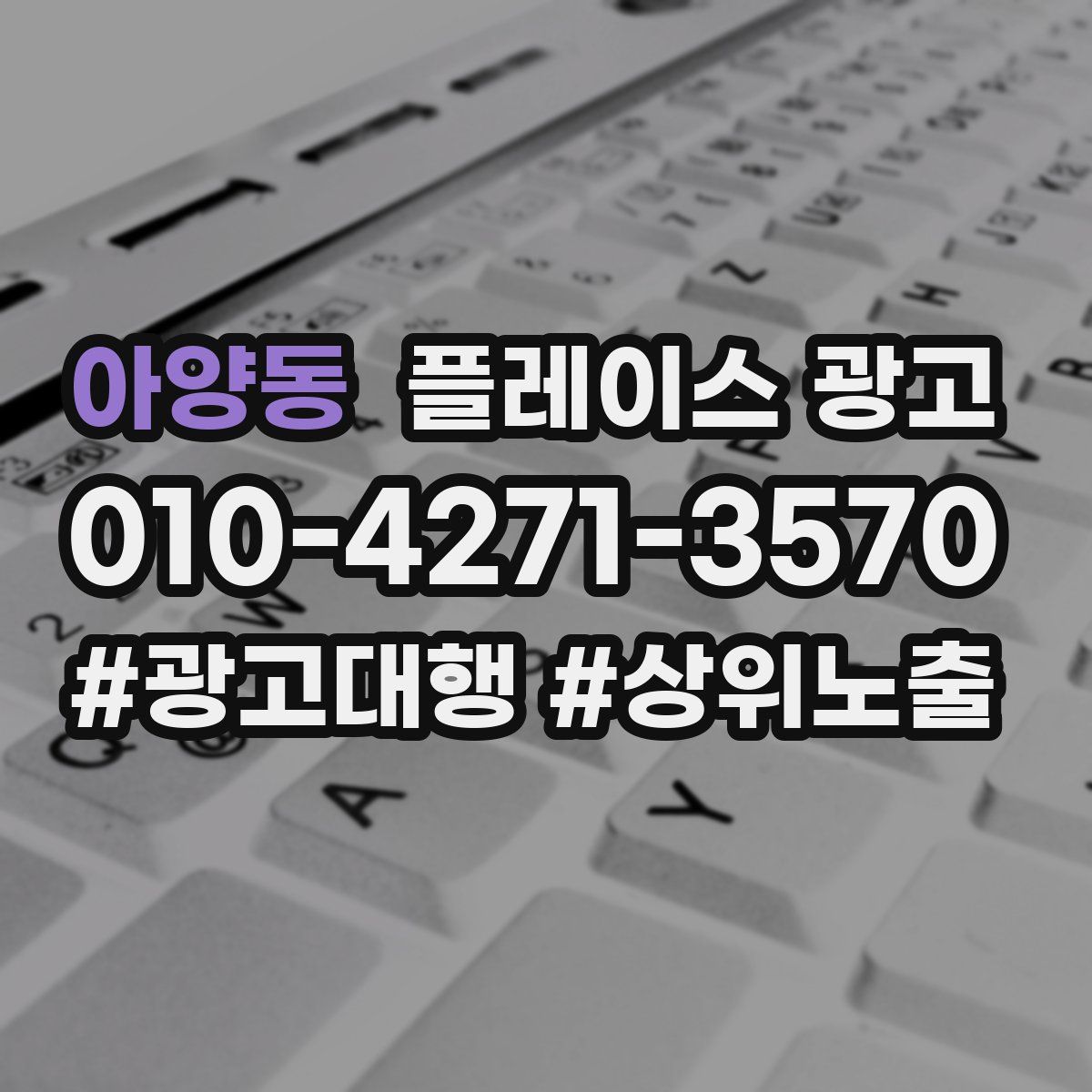 아양동 플레이스 광고
