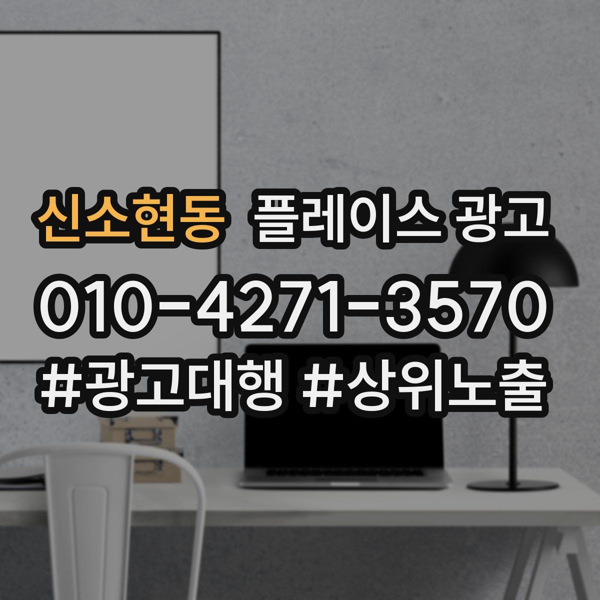 신소현동 플레이스 광고