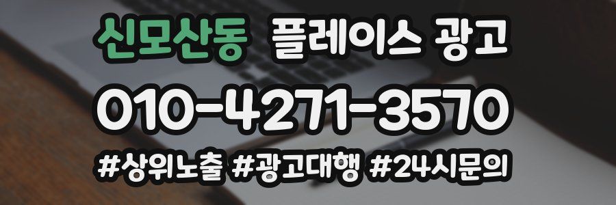 신모산동 플레이스 광고