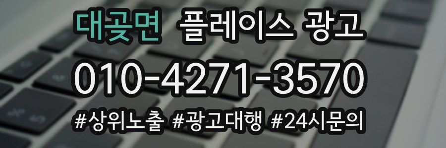 대곶면 플레이스 광고