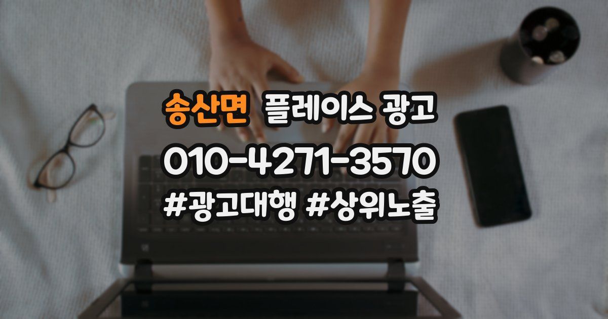 송산면 플레이스 광고