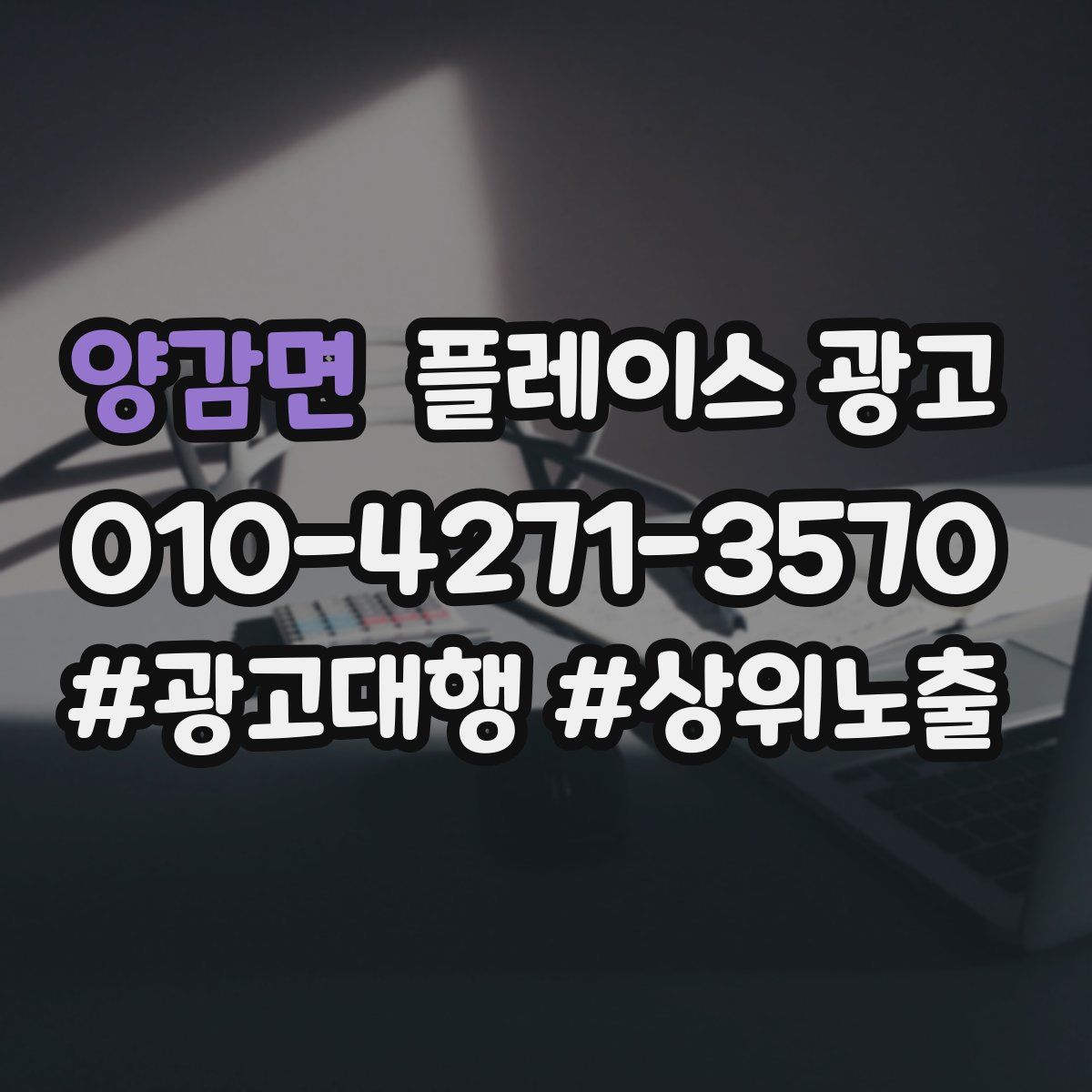 양감면 플레이스 광고