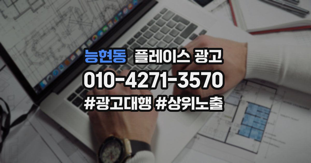 능현동 플레이스 광고
