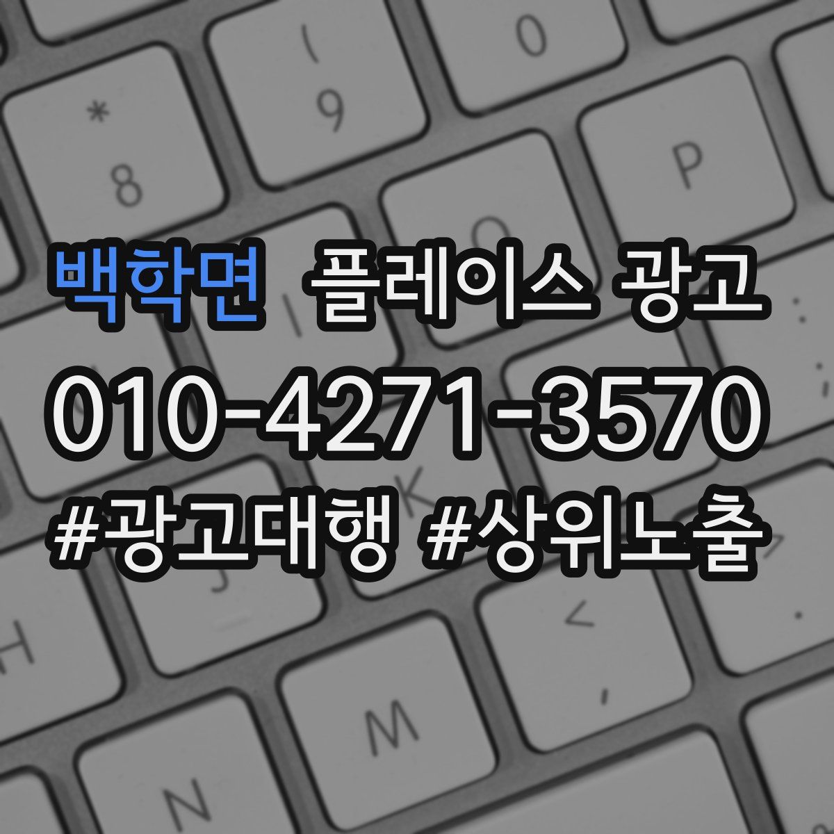 백학면 플레이스 광고