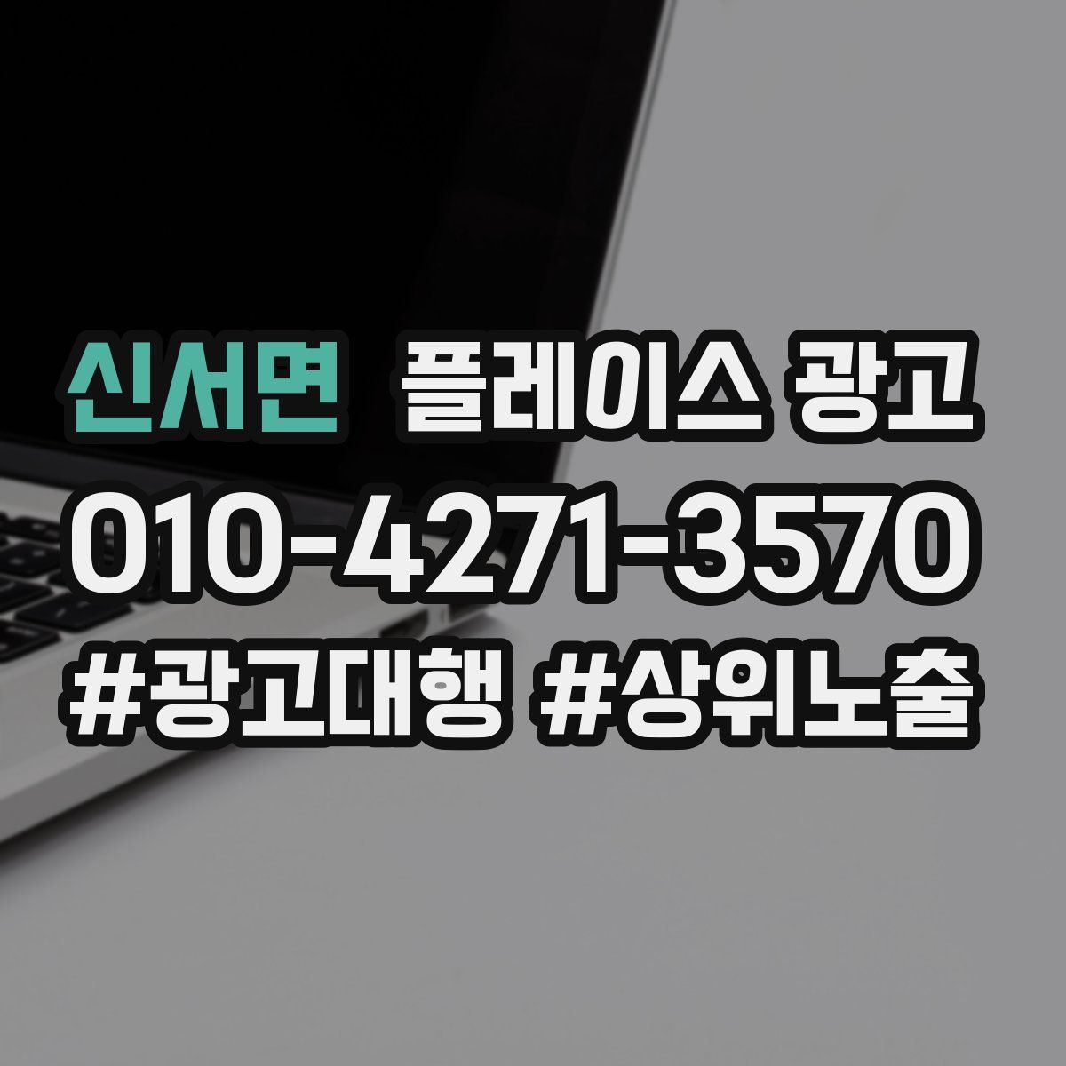 신서면 플레이스 광고