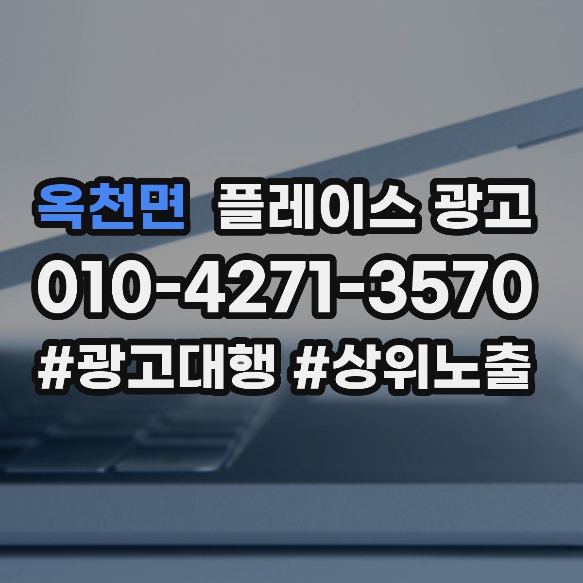 옥천면 플레이스 광고