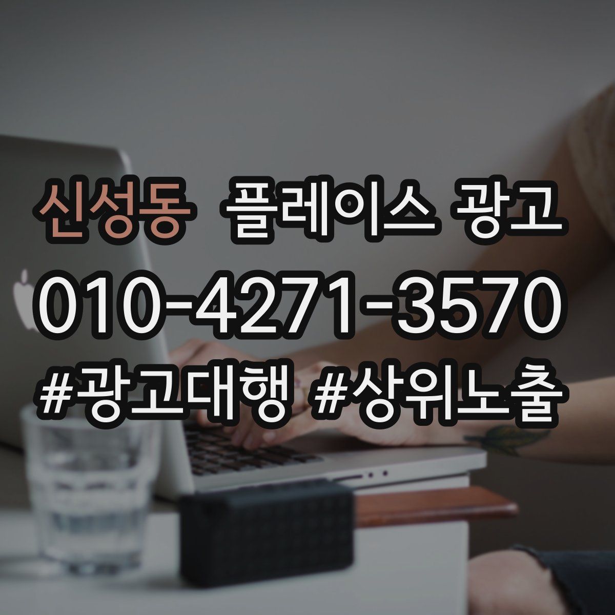 신성동 플레이스 광고