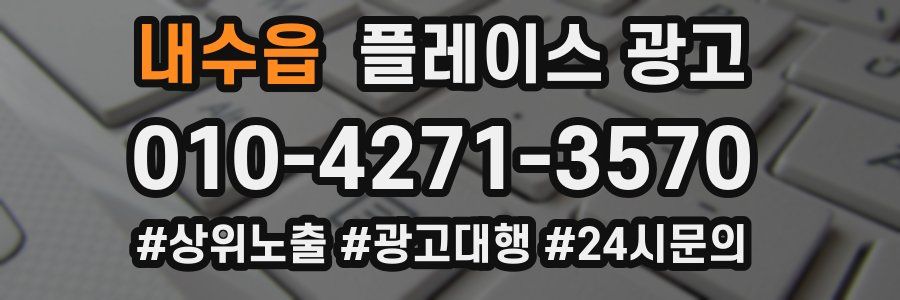 내수읍 플레이스 광고