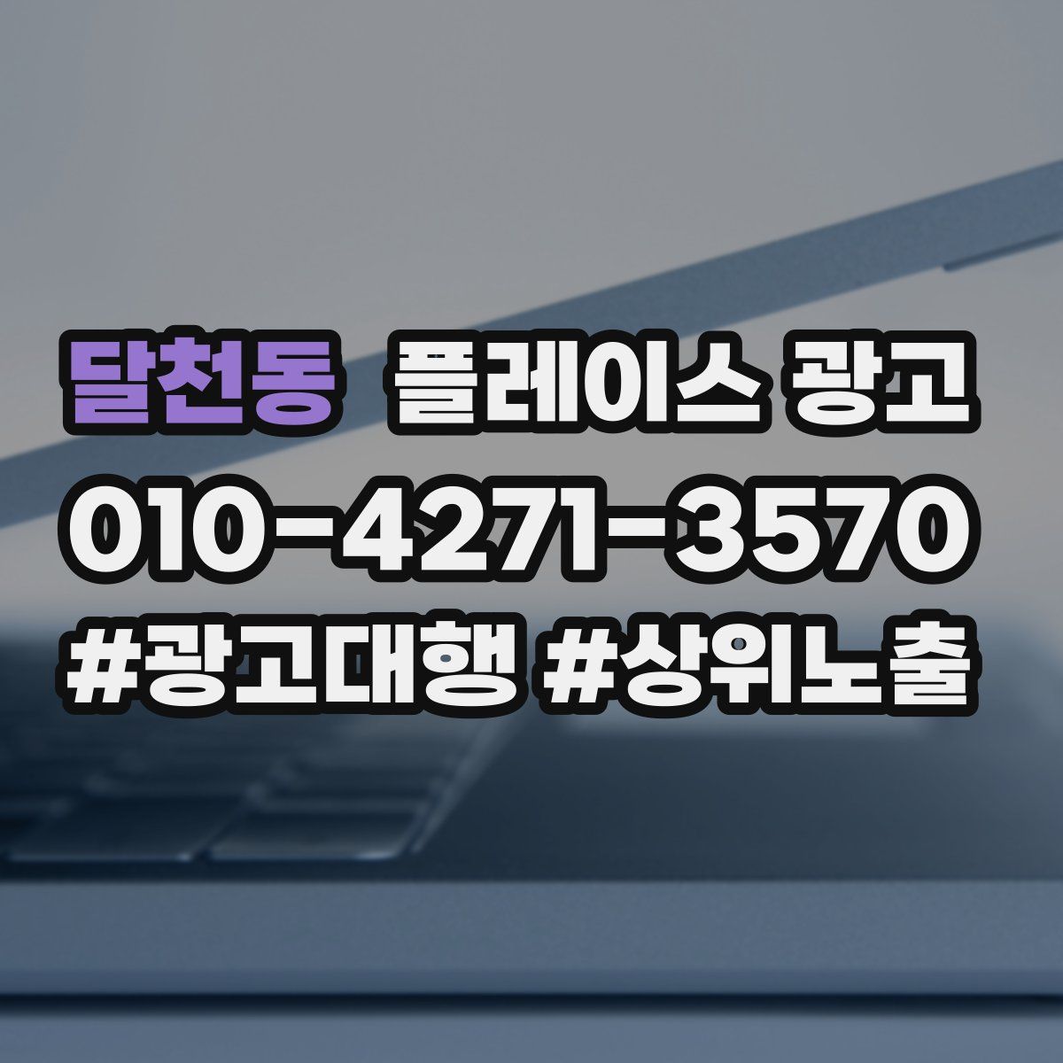 달천동 플레이스 광고