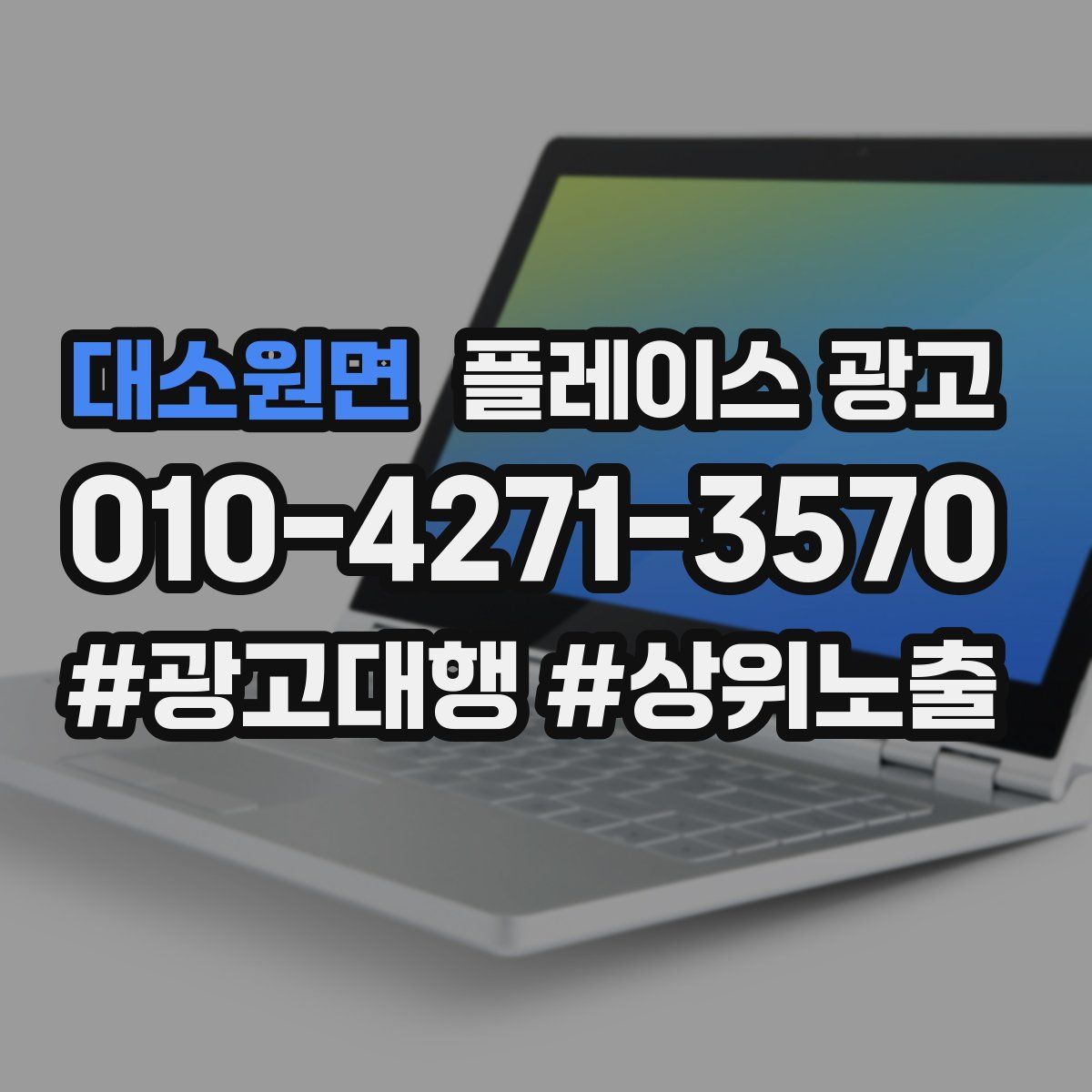 대소원면 플레이스 광고