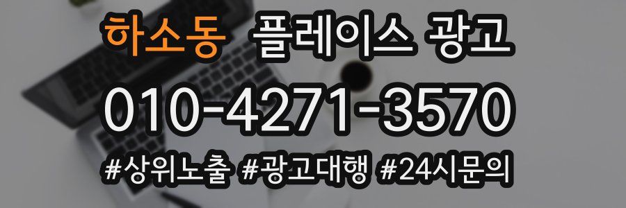 하소동 플레이스 광고