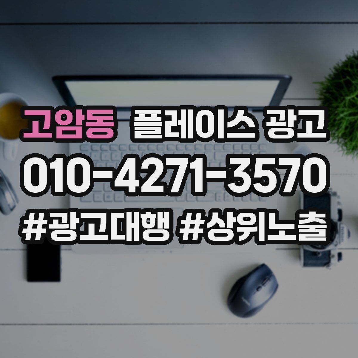 고암동 플레이스 광고