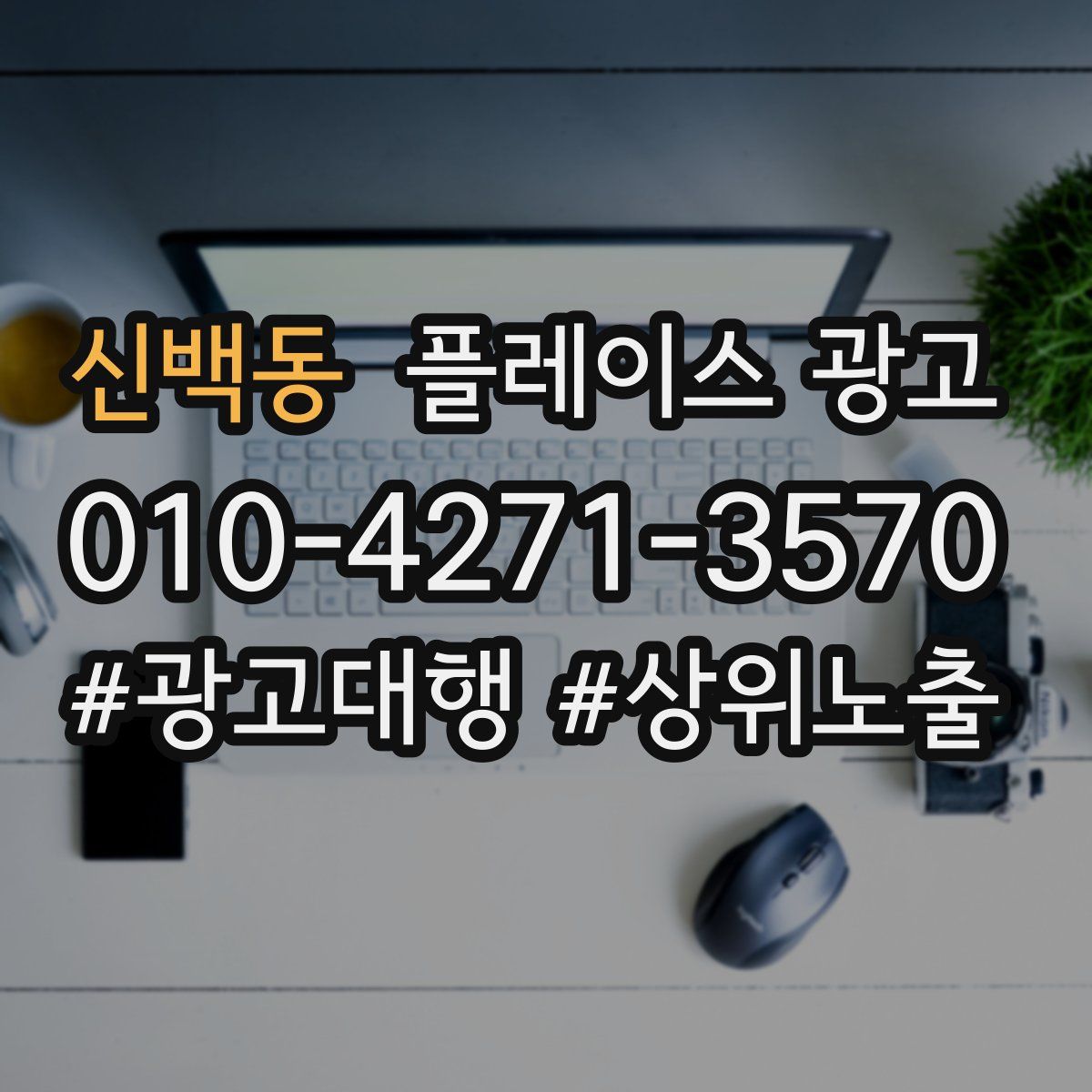 신백동 플레이스 광고