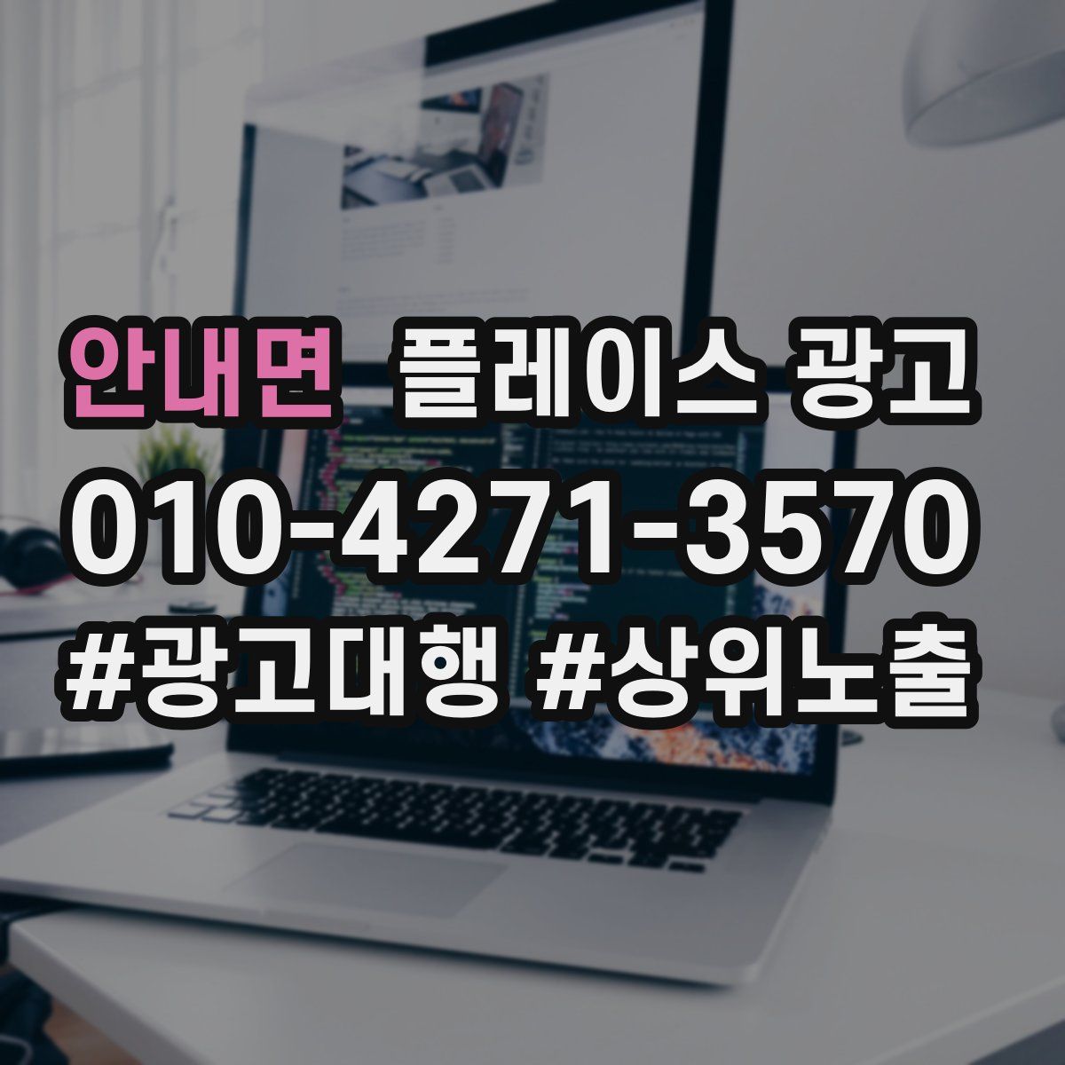 안내면 플레이스 광고