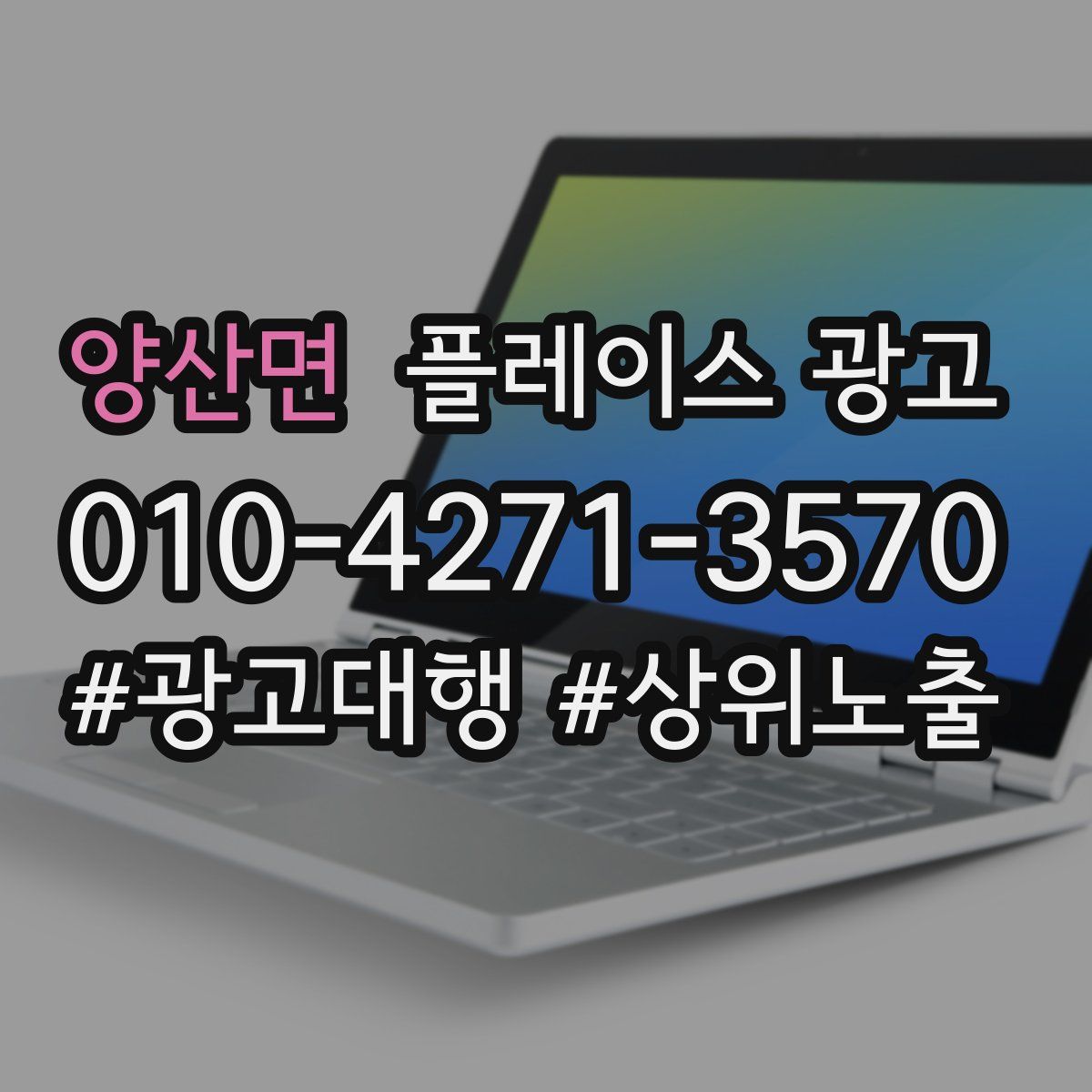 양산면 플레이스 광고