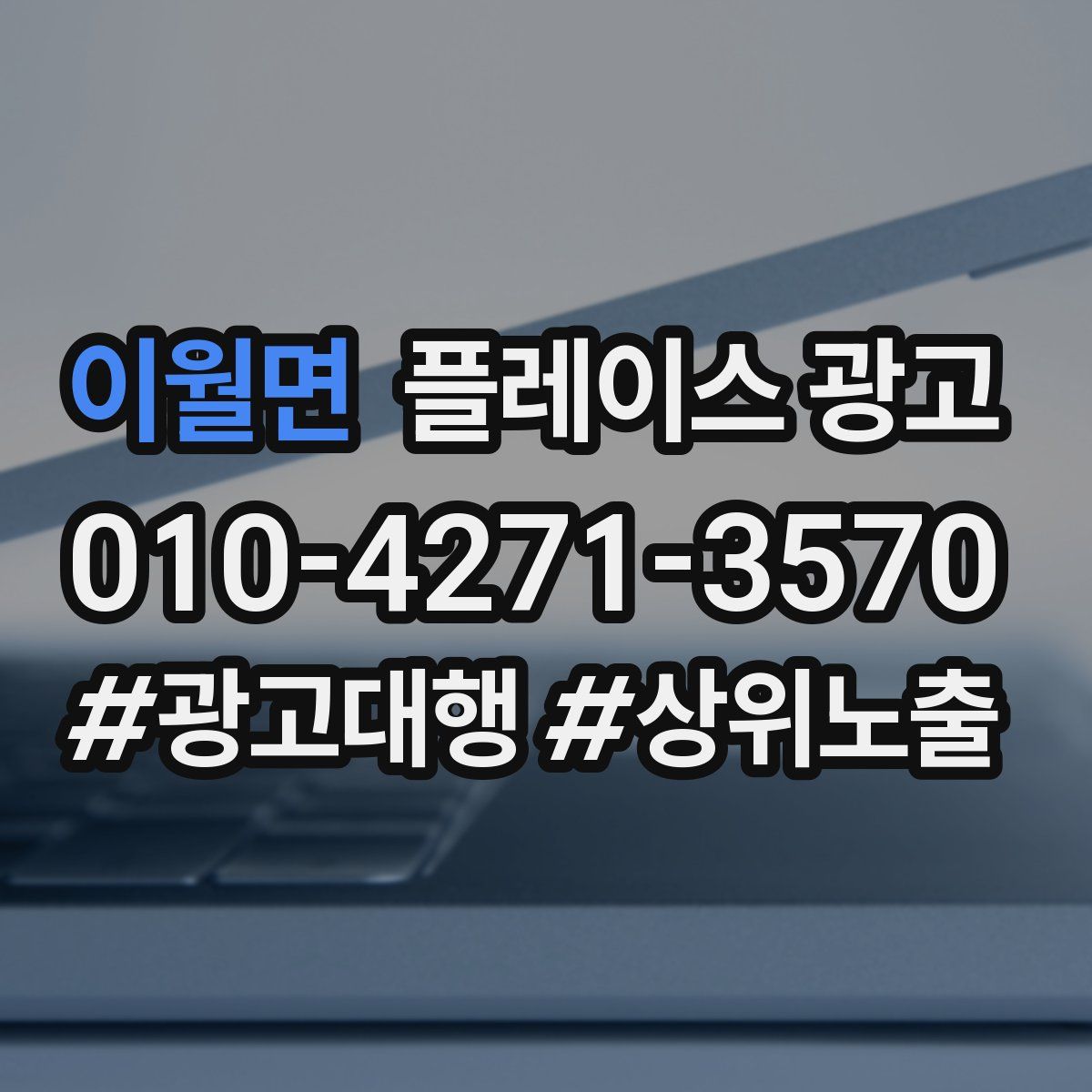 이월면 플레이스 광고