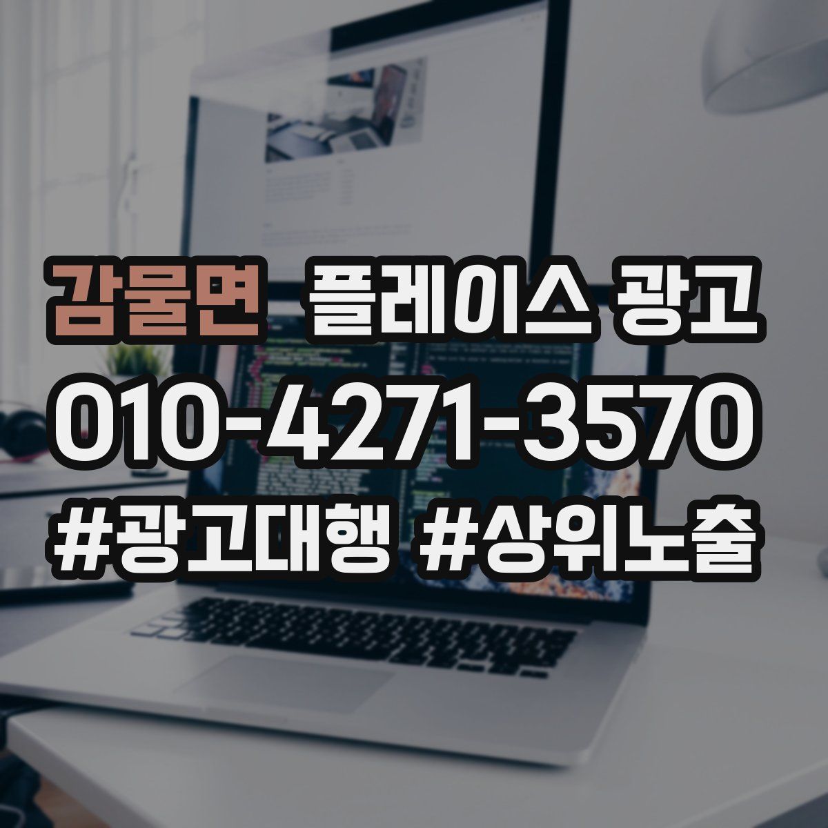 감물면 플레이스 광고