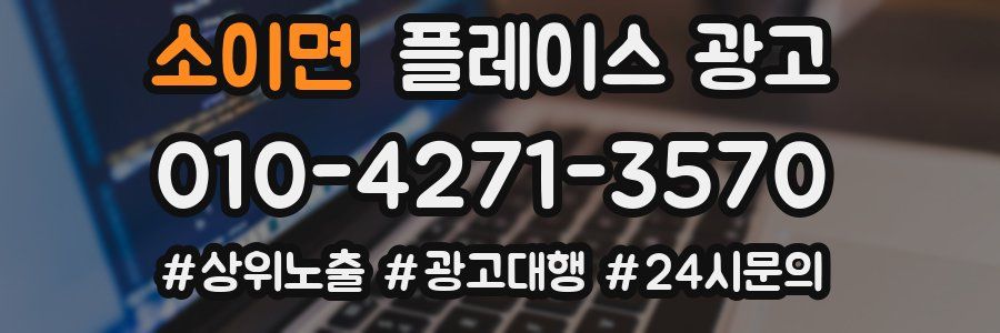 소이면 플레이스 광고
